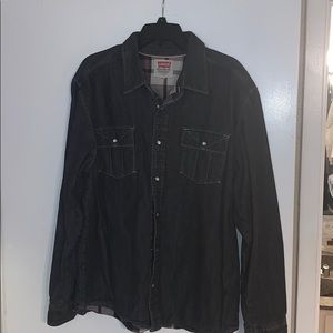 Levi’s Men’s Pearl Snap Denis Shirt-XL